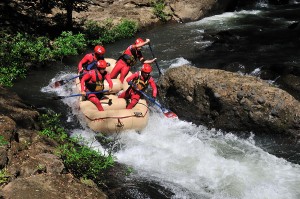 White water rafting in Costa Rica